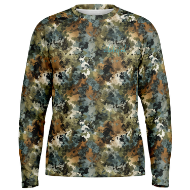 Chokefish™ Long Sleeve Every Day All Weather Acid-Wash Shirt Men's-014